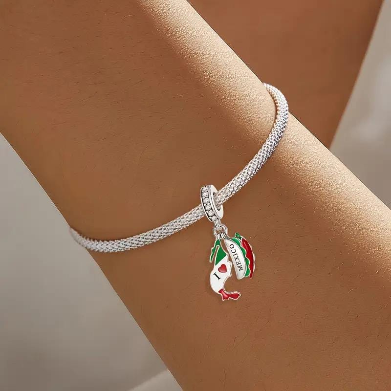 Mexico sterling silver charm view 6
