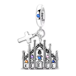 Italy Pandora Charm 925 Silver | Duomo di Milano Jewelry | Milan Cathedral Travel Gift