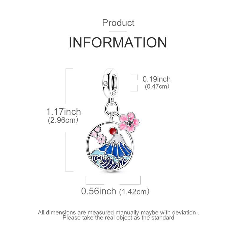 Japan sterling silver charm view 6