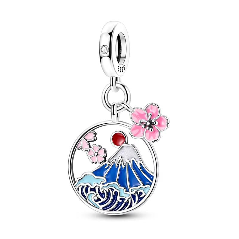 Japan 925 sterling silver charm