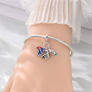 Australia Koala Bead Fits Pandora Charm Bracelet, Silver Sydney Opera House Travel Dangle Gift