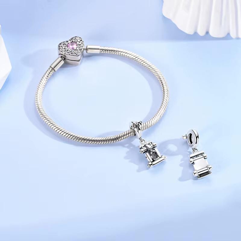 F1 sterling silver charm view 5
