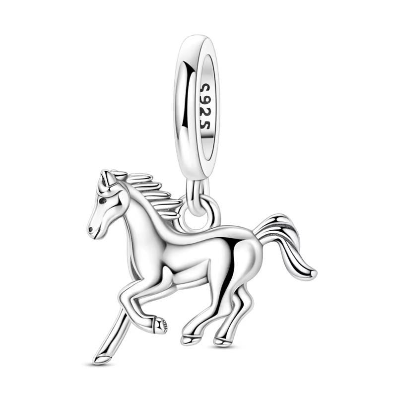 Horse 925 sterling silver charm