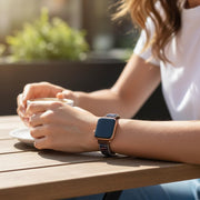 Imperial Jasper Apple Watch Band: Handcrafted Bohemian Gemstone Bracelet for Stylish Tech Lovers