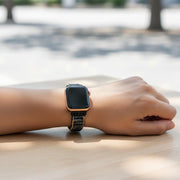 Gothic Apple Watch Band: Adjustable Bohemian Gemstone Strap for Women