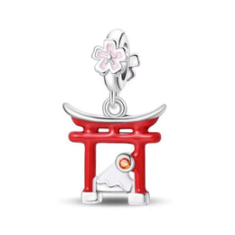 Japan Pandora Charm 925 Silver | Japanese Torii Gate Jewelry