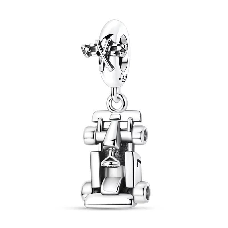 F1 925 sterling silver charm