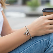 Chess Pandora Charm | King Queen & Knight | 925 Sterling Silver Board Game Jewelry | Strategy Gift