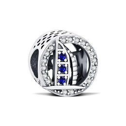 Dubai Pandora Charm | Hotel Burj Al Arab Bead | 925 Sterling Silver Travel Souvenir