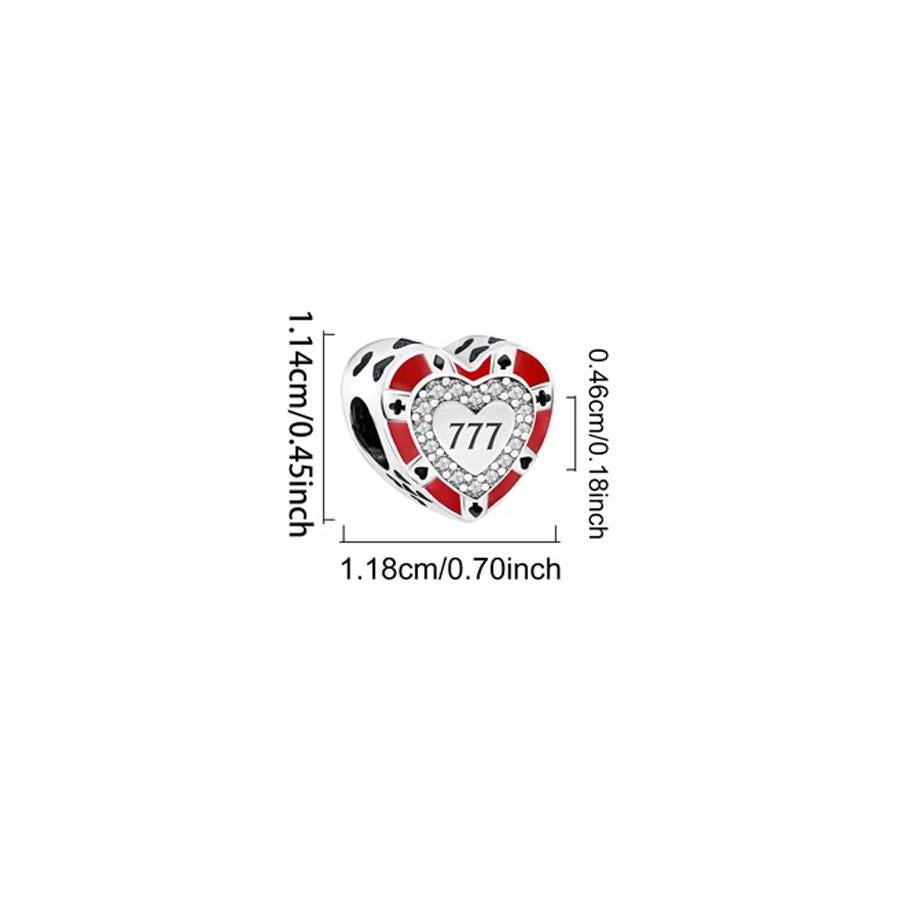 Las Vegas sterling silver charm view 6