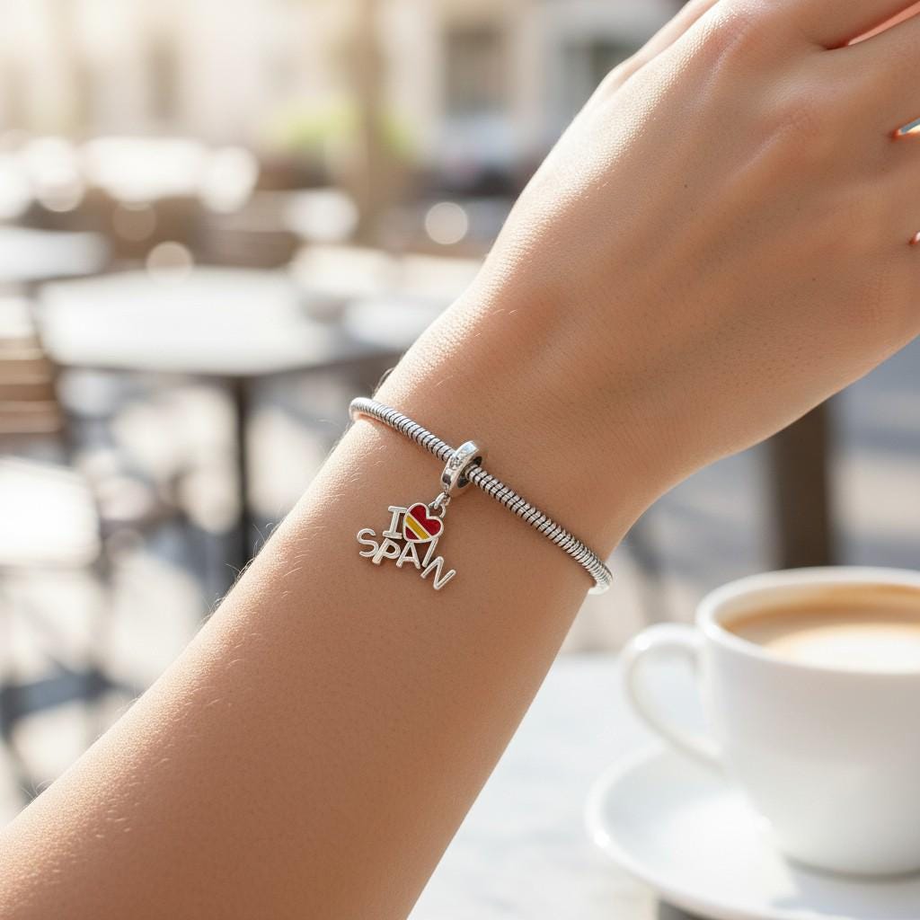 Spain sterling silver charm view 5