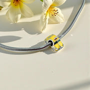 New York Taxi Pandora Charm | Yellow Love Bug Retro Car | 925 Sterling Silver