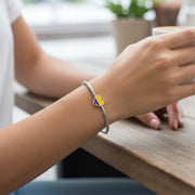 Colombia Pandora Charm | Colombian Flag Bead | 925 Sterling Silver South America Bogota Travel Gift