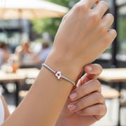 Canada Pandora Charm | Map Flag Bead | Red Maple Leaf | Silver Travel Souvenir | Canadian Gift