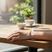 Scottish Pandora Charm | Blue Terrier Enamel Scotland Flag Coat | 925 Sterling Silver Scottie Dog