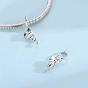Lizard Pandora Charm | Gecko, Chameleon 925 Sterling Silver