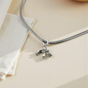 Chess Pandora Charm | King Queen & Knight | 925 Sterling Silver Board Game Jewelry | Strategy Gift