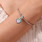 Las Vegas Pandora Charm | Lucky Casino Heart Gambling Pendant | 925 Sterling Silver Jackpot Bead