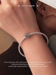 Horse Pandora Charm | Celtic Heart Two Horses Love Bead | 925 Sterling Silver Equestrian Jewelry