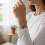 Psychology Pandora Charm | Blue Head Puzzle Piece | 925 Sterling Silver | Psychologist Gift