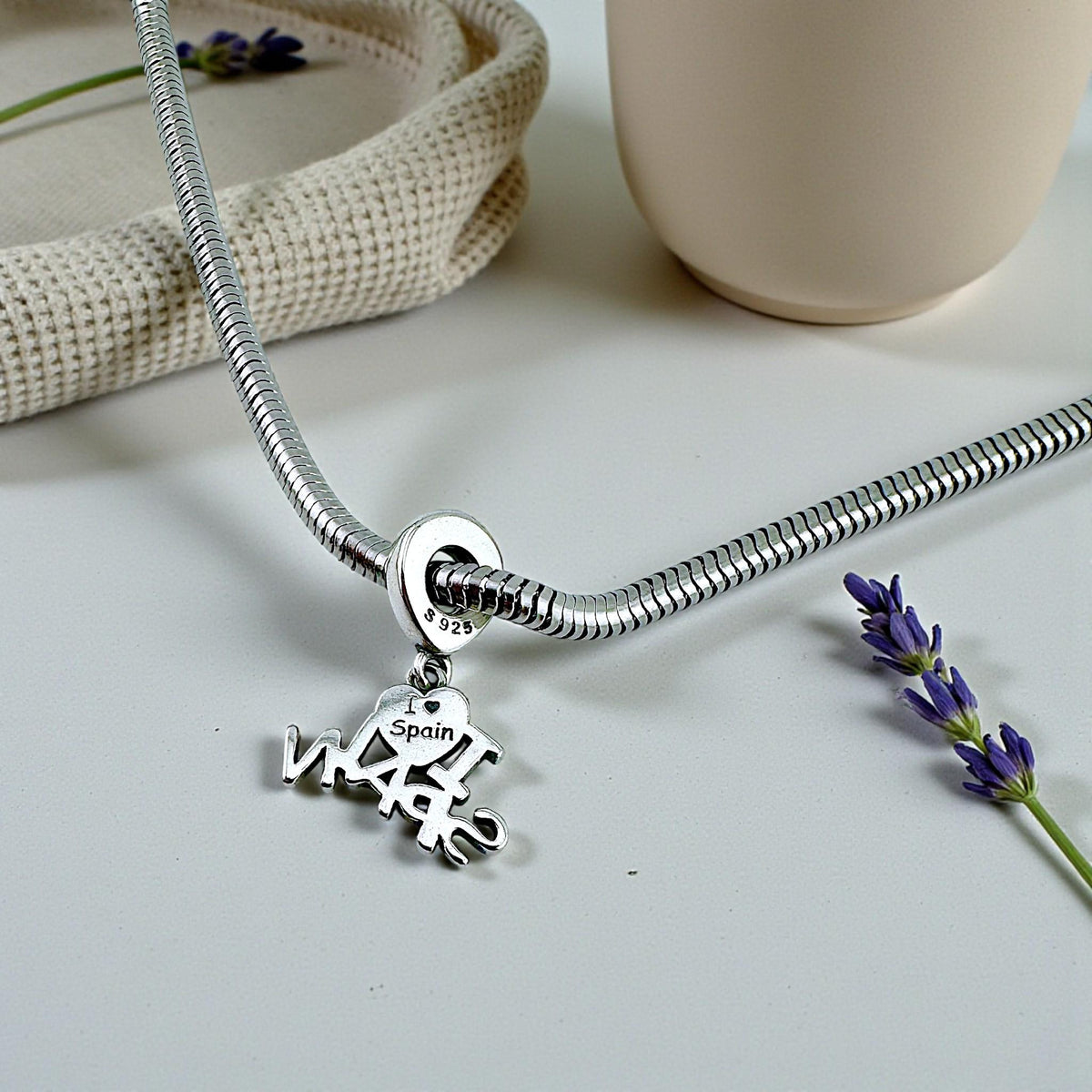Spain sterling silver charm view 8