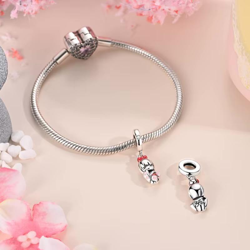 Japanese Doll sterling silver charm view 5