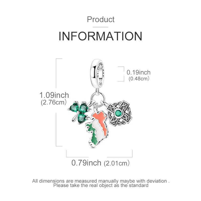 Ireland sterling silver charm view 5