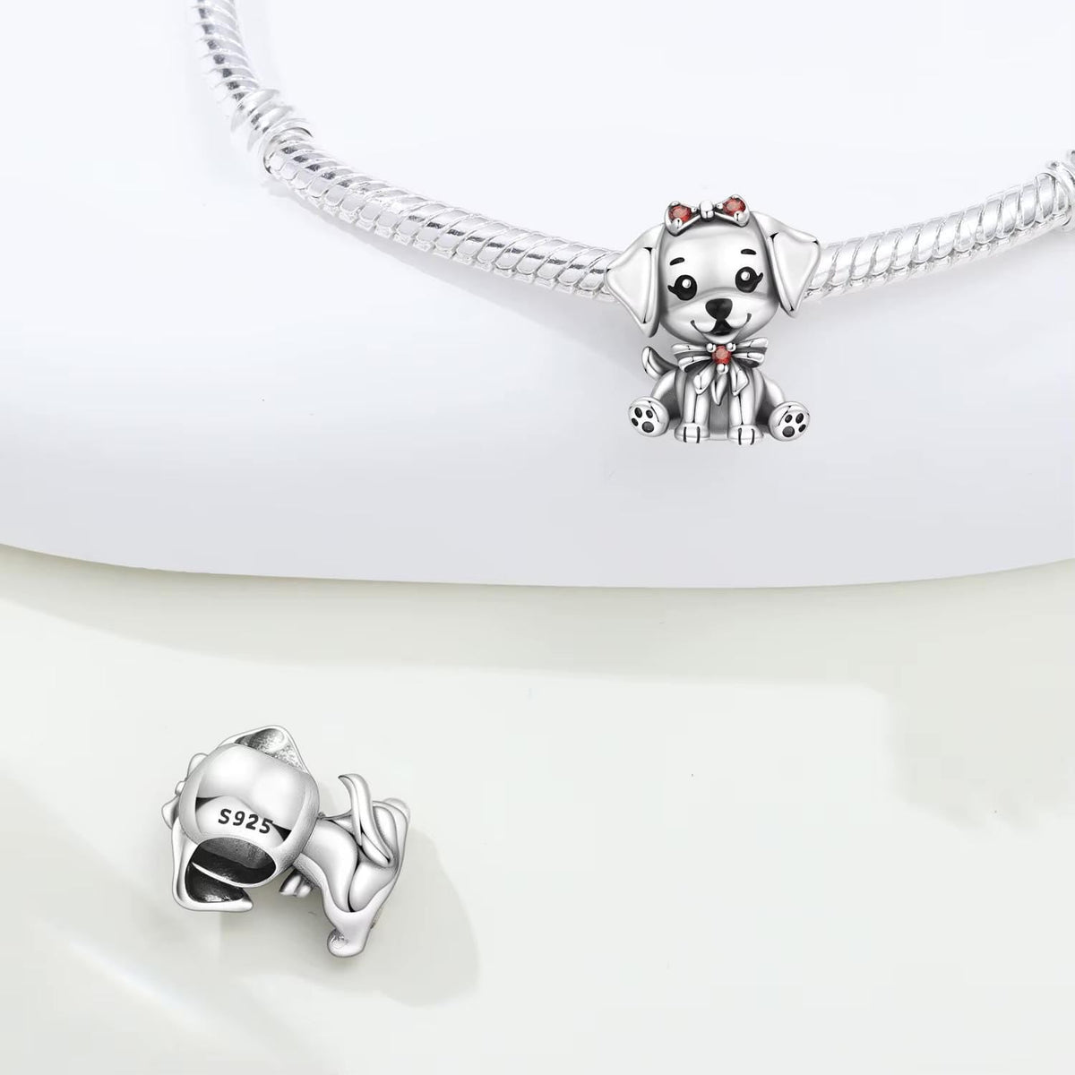 Dog Puppy charm detail view