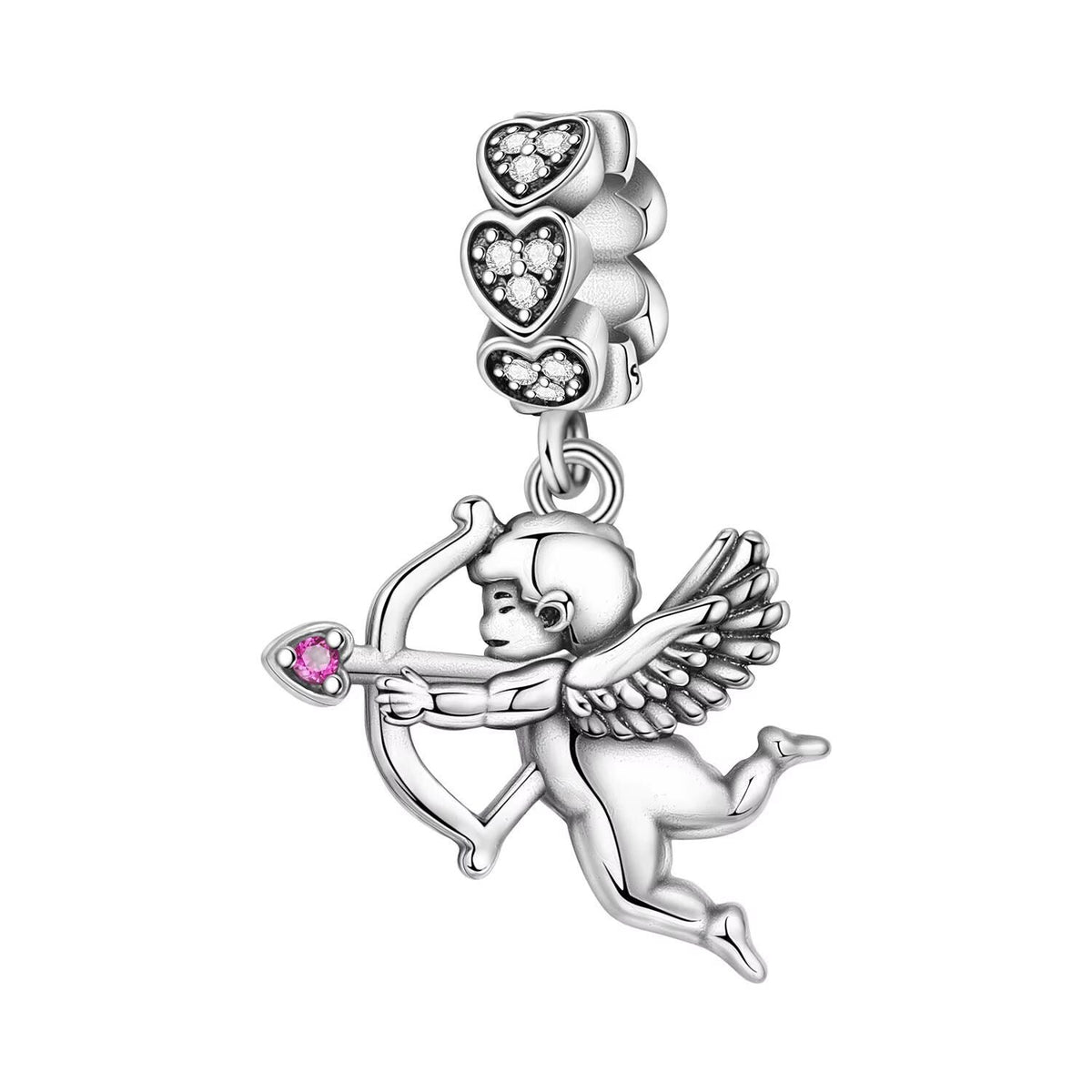 Cupid Bow & Arrow 925 sterling silver charm