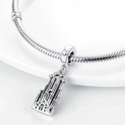 Spain Pandora Charm | Sagrada Familia | Barcelona Cathedral | Silver Dangle | Architecture Travel Gift