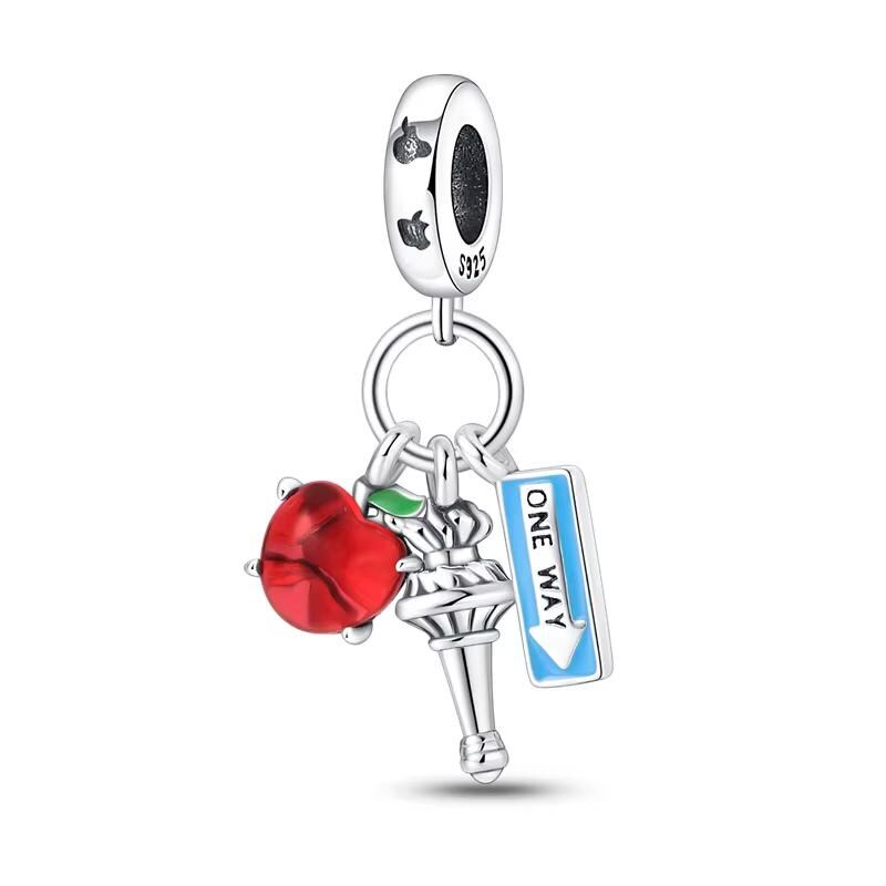 New York Apple 925 sterling silver charm