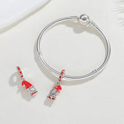 Love Gnome Pandora Charm | Red Hat Gonk | Valentine's Day Gift | Christmas Elf Bead