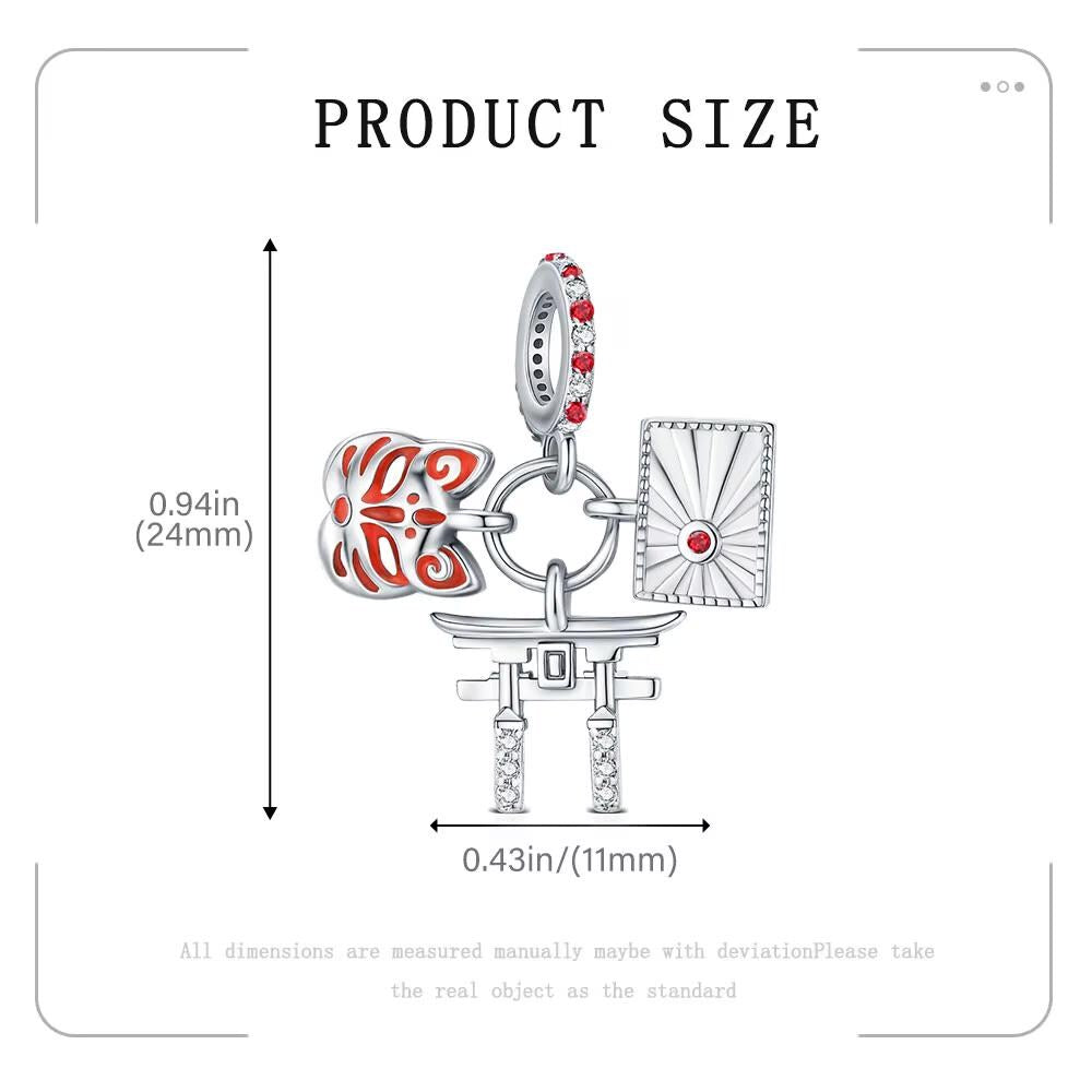 Japan sterling silver charm view 6