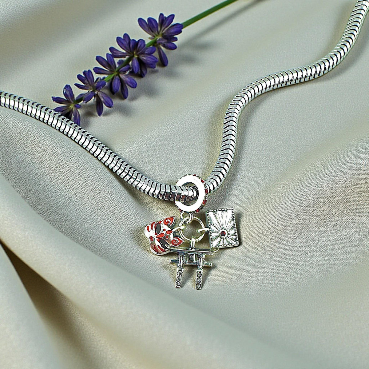 Japan charm detail view