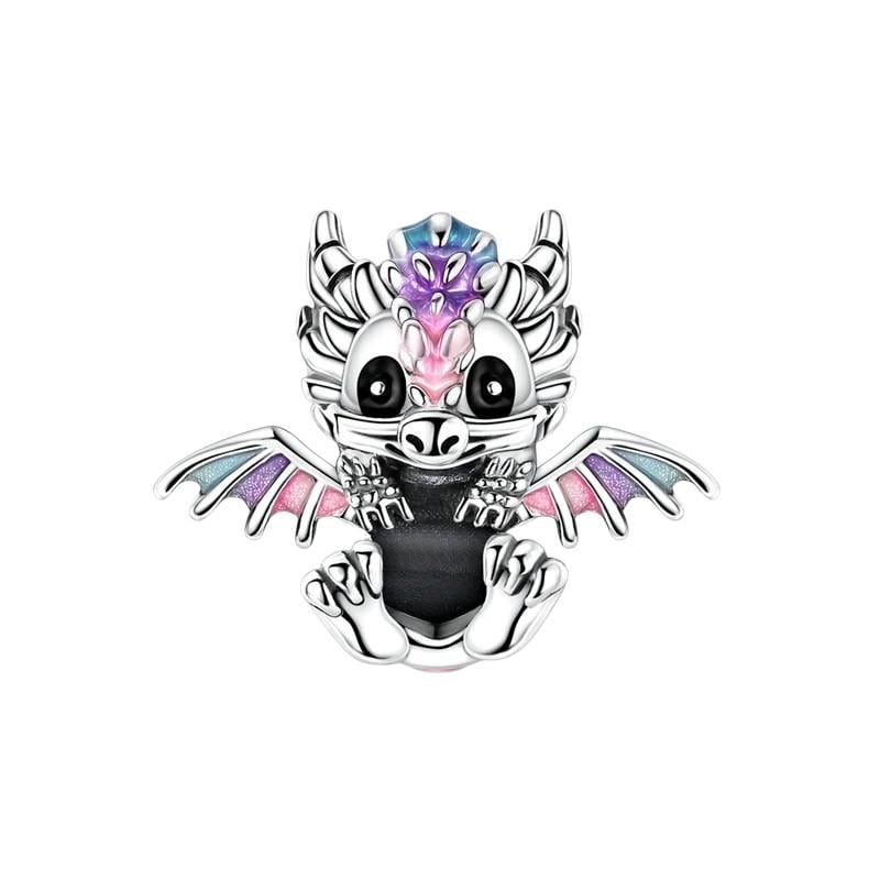 Baby Dragon 925 sterling silver charm