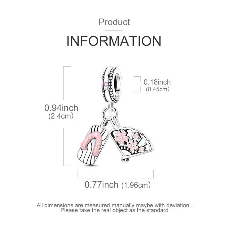 Japan sterling silver charm view 5