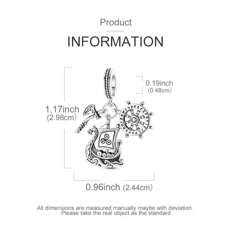 Norway sterling silver charm view 5