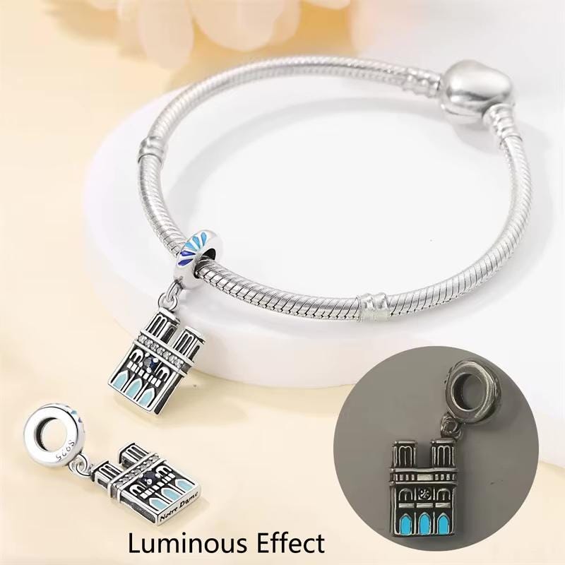 Notre Dame sterling silver charm view 5