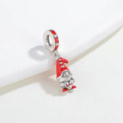 Love Gnome Pandora Charm | Red Hat Gonk | Valentine's Day Gift | Christmas Elf Bead