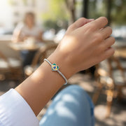 Brazil Pandora Charm | Brazilian Flag Heart | South America Travel Gift | Silver Bead