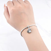 Raccoon Pandora Charm | Trash Panda | Silver Dangle | Woodland Animal Bead | Funny Wildlife Gift