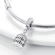 London Pandora Charm | St Pauls Cathedral | Silver Dangle | UK Souvenir | British Landmark Gift