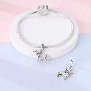 Golden Retriever Pandora Charm | Labrador Dog Dangle | Silver Puppy Pet Lover Gift | Loyal Friend