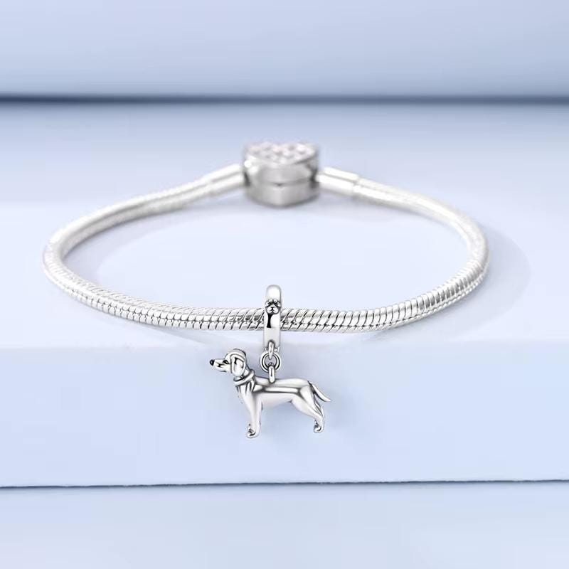 Golden Retriever sterling silver charm view 5