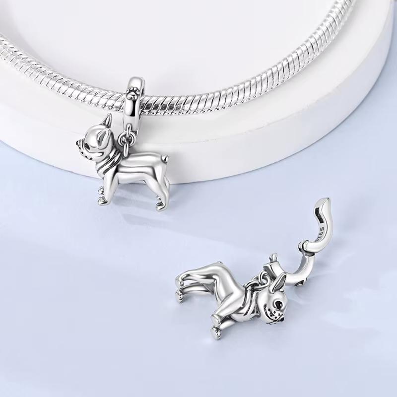 French Bulldog charm detail view