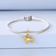 Cocker Spaniel Pandora Charm | Gold Plated | Spaniel Puppy Dog Bead | Pet Lover Gift