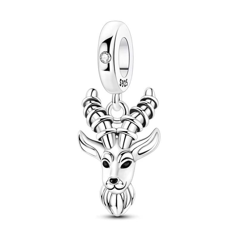Goat 925 sterling silver charm