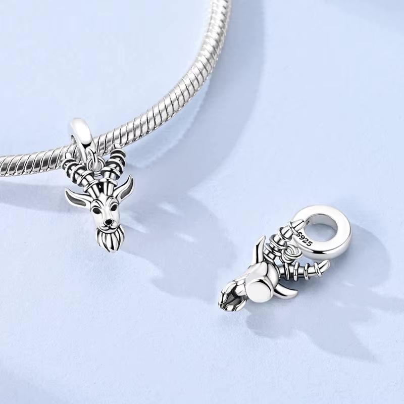Goat charm detail view