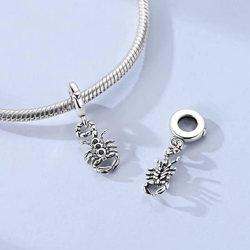 Scorpion charm detail view