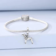 Rottweiler Pandora Charm | Guard Dog Dangle | Silver Pitbull Boxer Bead | Pet Lover Gift